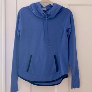 Athleta heather blue hoodie sz XS